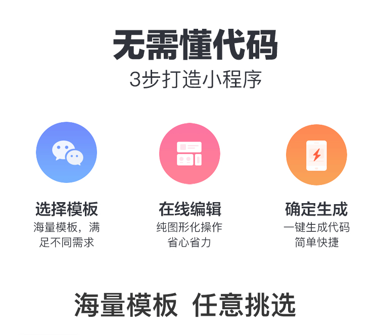 无需开发团队,5分钟免费制作专属小程序-苍鲸创行